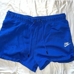 Dark blue Nike sweatshorts
